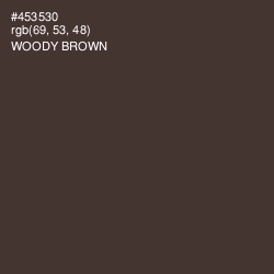 #453530 - Woody Brown Color Image